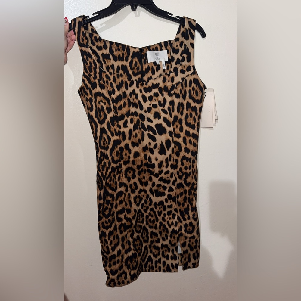 ba&sh Animal Print Sleeveless Blouse